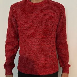 Ribbed sweater long sleeve.  Used but has no defects.